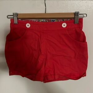 Girls Sz 10y Mini Boden UK cotton shorts